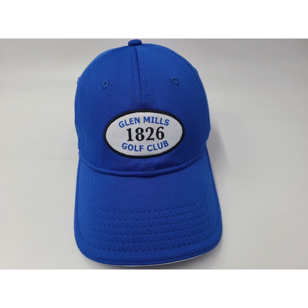 Glen Mills‎ Golf Club 1826 Pukka Strapback Adjustable Hat Cap Dad Men Women Blue